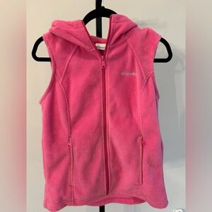 Breast cancer pink Columbia vest size medium